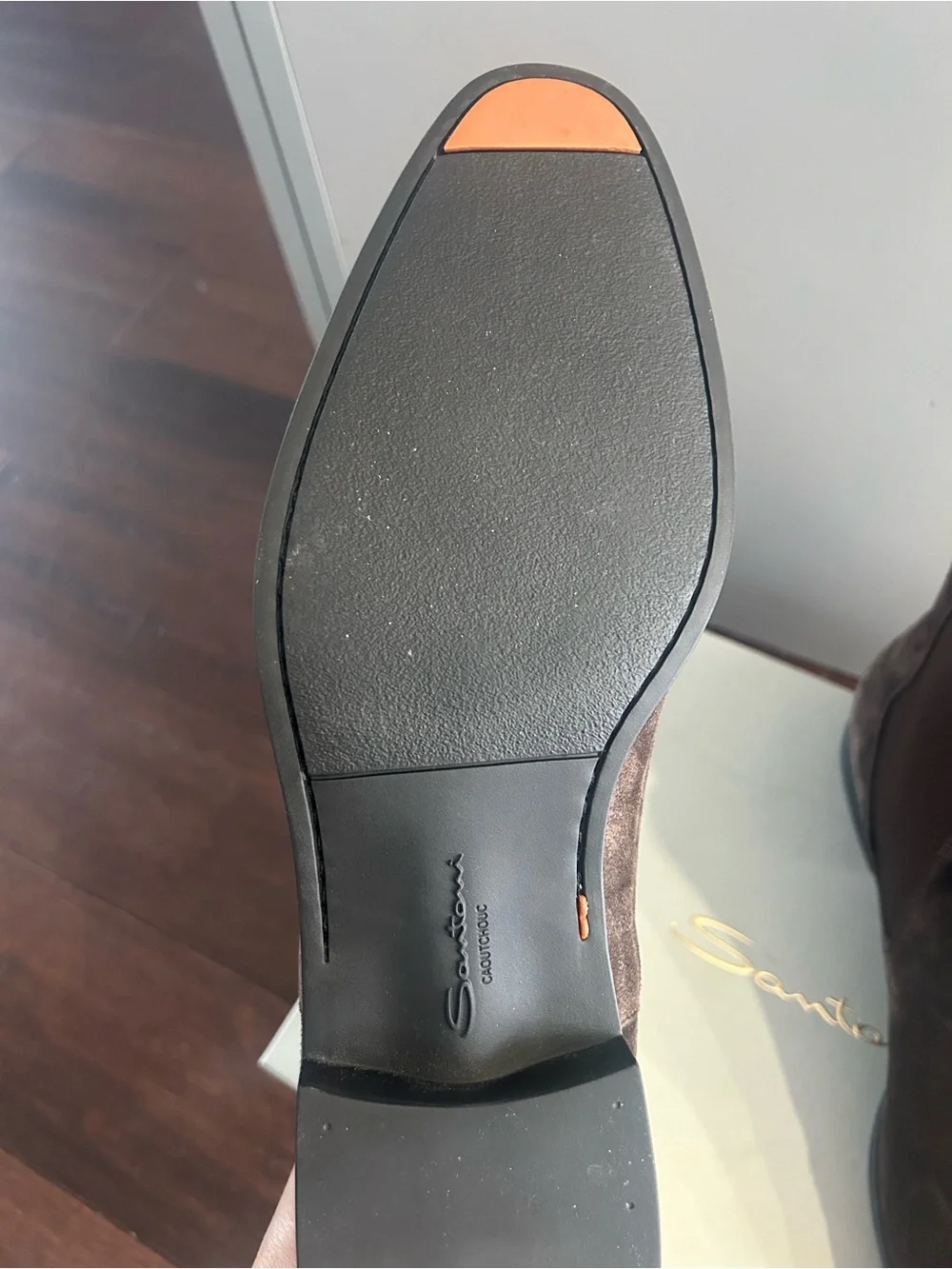 Brown Suede Chelsea Boots
